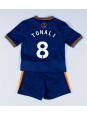 Billige Newcastle United Sandro Tonali #8 Tredjedraktsett Barn 2025-26 Kortermet (+ Korte bukser)